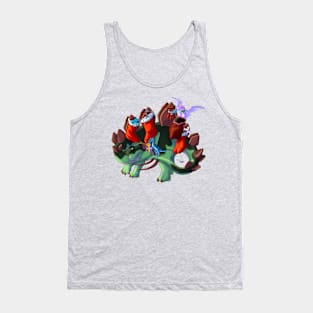 HoliDinos: Stuffing Stegosaurus Stockings Tank Top